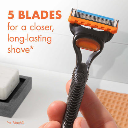 Gillette Fusion5 Men's Razor Blade Refills, 4 Count