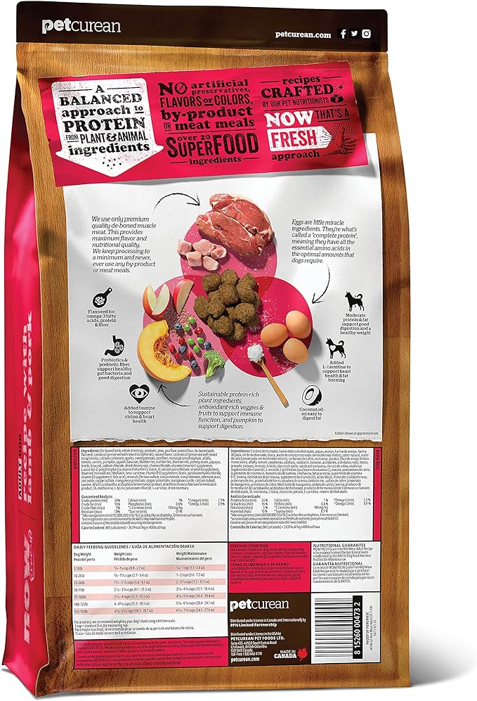 Now Fresh Grain Free Dog Food, 3.5 lb - Red Meat Dry Dog Food Recipe for Adult Dogs with Real Meat for Protein - for Small, Medium and Large Breeds
