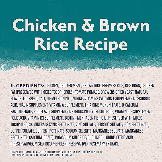 Natural Balance Limited Ingredient Adult Dry Dog Food with Healthy Grains, Chicken & Brown Rice Recipe, 4 Pound (Pack of 1)