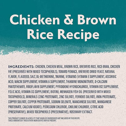 Natural Balance Limited Ingredient Adult Dry Dog Food with Healthy Grains, Chicken & Brown Rice Recipe, 4 Pound (Pack of 1)
