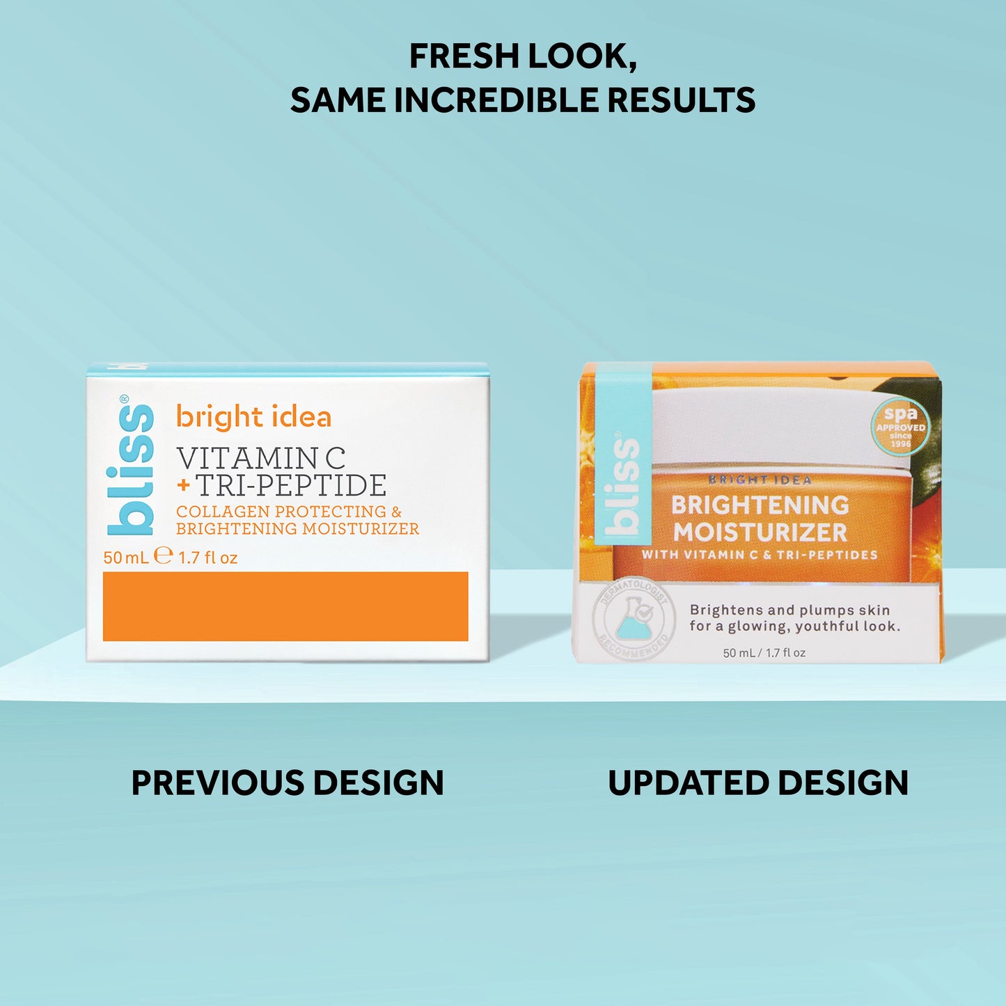Bliss Bright Idea Vitamin C +Tri-Peptide Collagen-Protecting & Brightening Facial Moisturizer, 1.7oz
