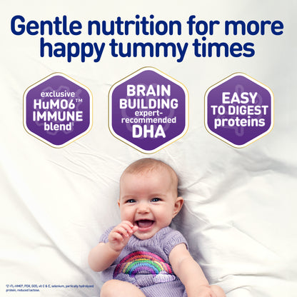 Enfamil NeuroPro Gentlease Baby Formula, Infant Formula Nutrition, Brain Support that has DHA, HuMO6 Immune Blend, Designed to Reduce Fussiness, Crying, Gas & Spit-up in 24 Hrs, Powder Can, 27.4 Oz