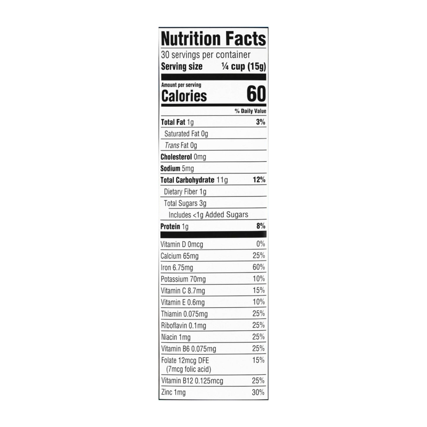 Gerber 2nd Foods Cereal for Baby Grain &amp; Grow Baby Cereal, Multigrain, 16 oz Canister