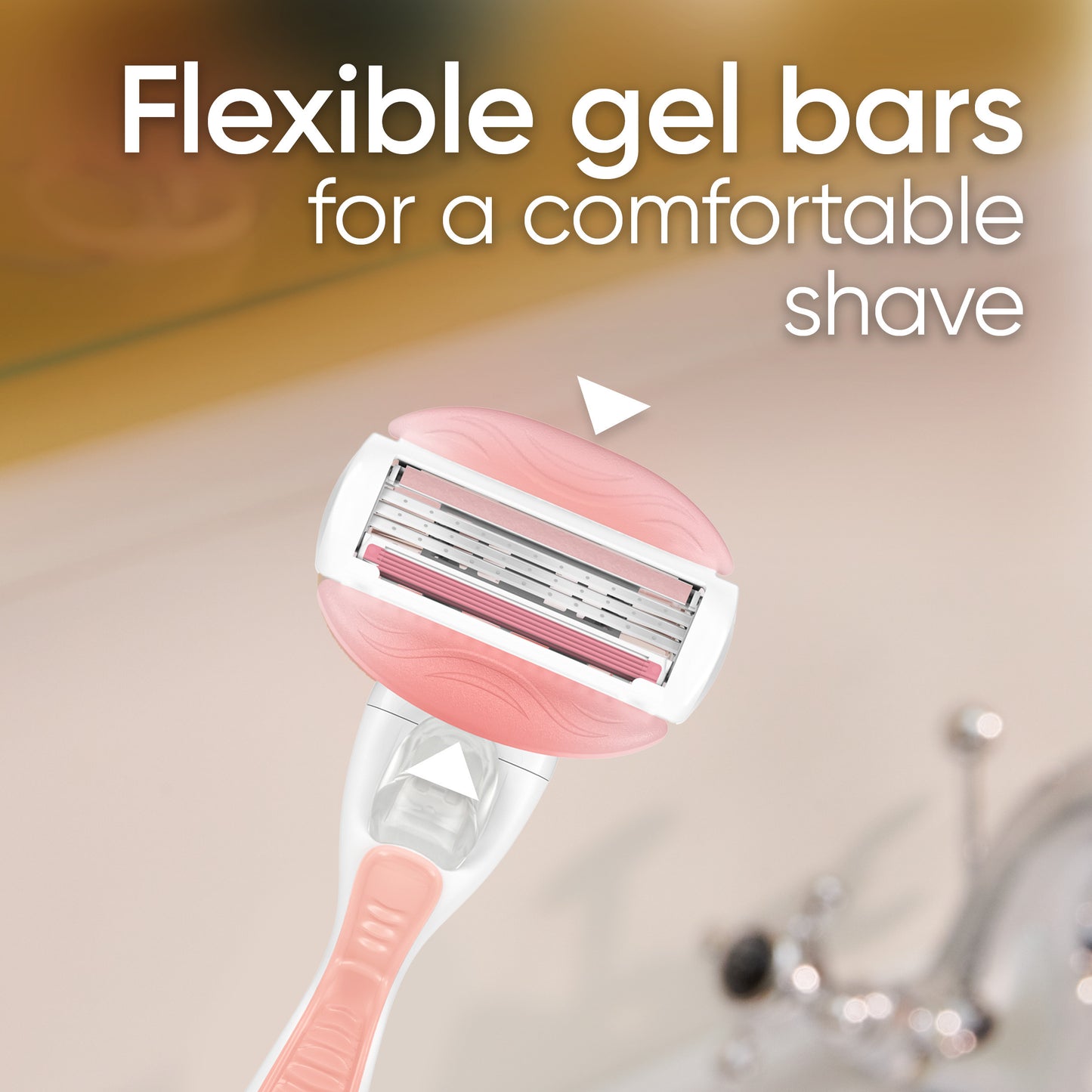 Gillette Venus Comfort Glide White Tea Women's Razor Blade Refills,