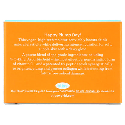 Bliss Bright Idea Vitamin C +Tri-Peptide Collagen-Protecting & Brightening Facial Moisturizer, 1.7oz