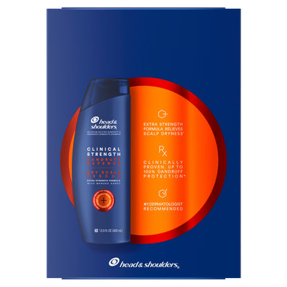 Head & Shoulders Clinical Dandruff Defense + Dry Scalp Rescue Shampoo 13.5oz Twin Pack