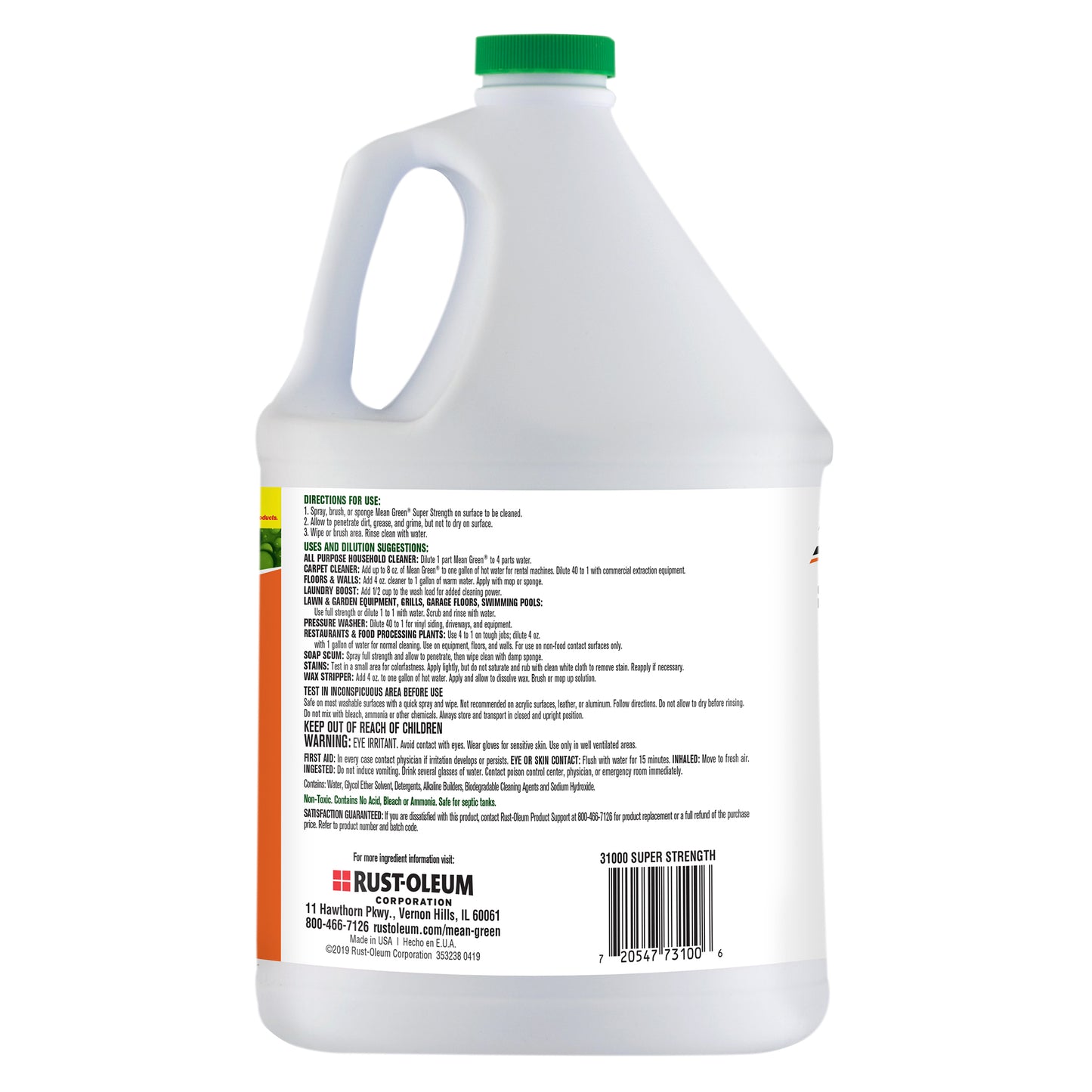 Mean Green Super Strength Cleaner & Degreaser, 128 Ounce