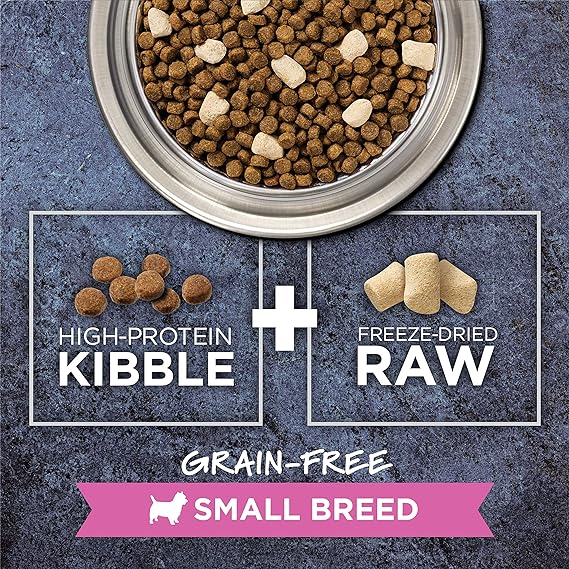 Instinct Raw Boost Small Breed Grain Free Recipe with Real Beef Natural Dry Dog Food, 4 lb. Bag