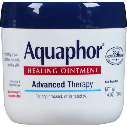 Aquaphor Healing Ointment Advanced Therapy Skin Protectant, 14 Oz Jar