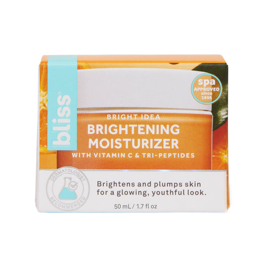 Bliss Bright Idea Vitamin C +Tri-Peptide Collagen-Protecting & Brightening Facial Moisturizer, 1.7oz