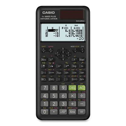 Casio FX-300ESPLUS2 Scientific Calculator, Natural Textbook Display, Black