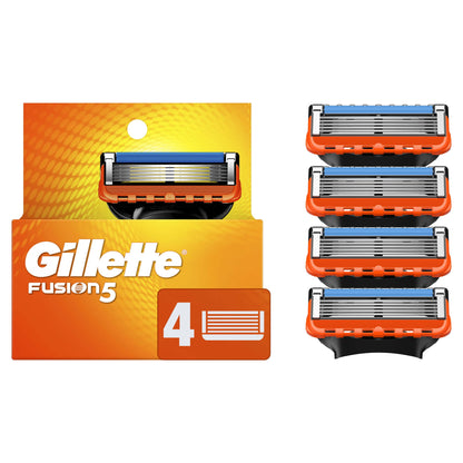 Gillette Fusion5 Men's Razor Blade Refills, 4 Count
