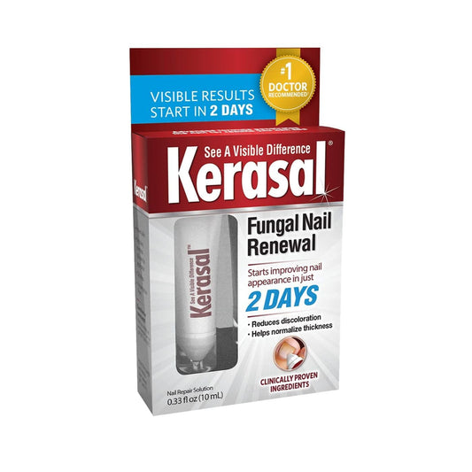 Kerasal Nail Fungal Nail Renewal Treatment for Discolored or Damaged Nails, 10ml (0.33oz)