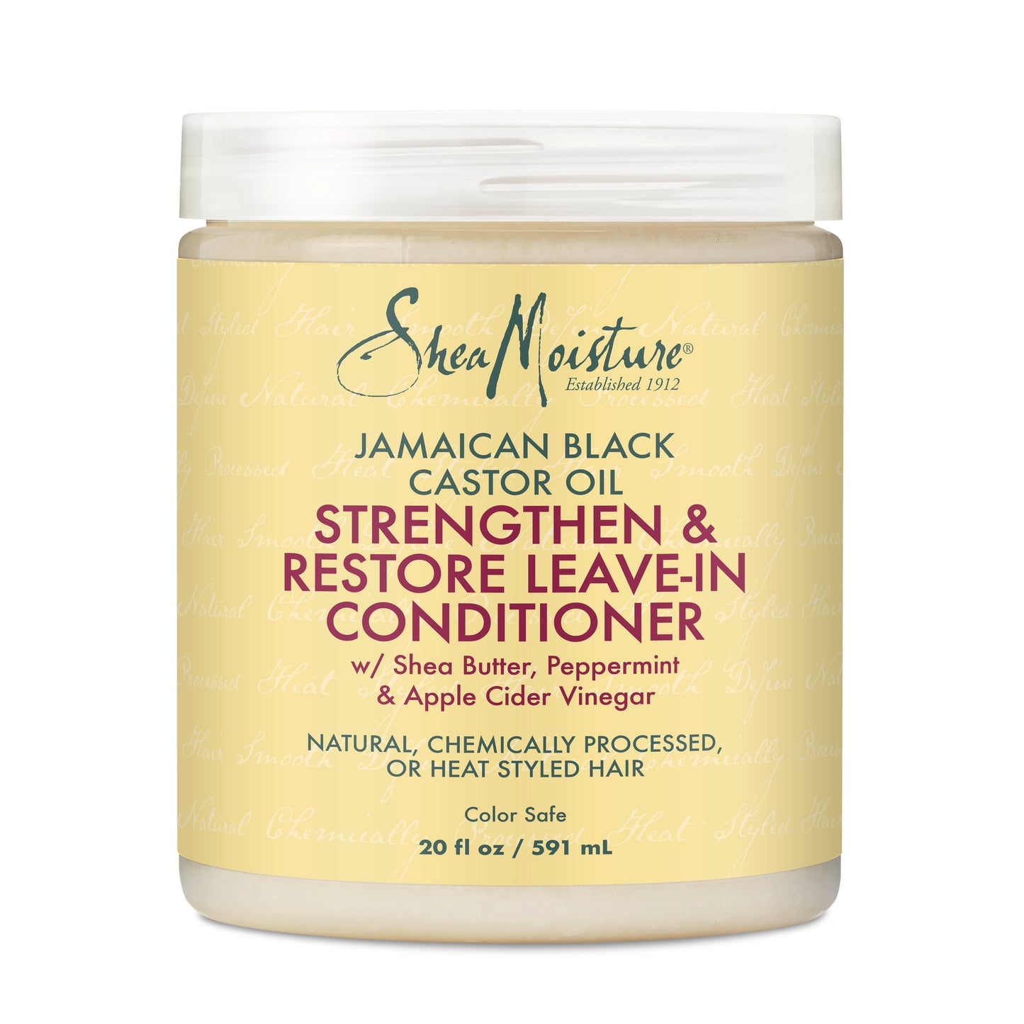 SheaMoisture Strength and Restore Leave In Conditioner, Jamaican Black Castor Oil,