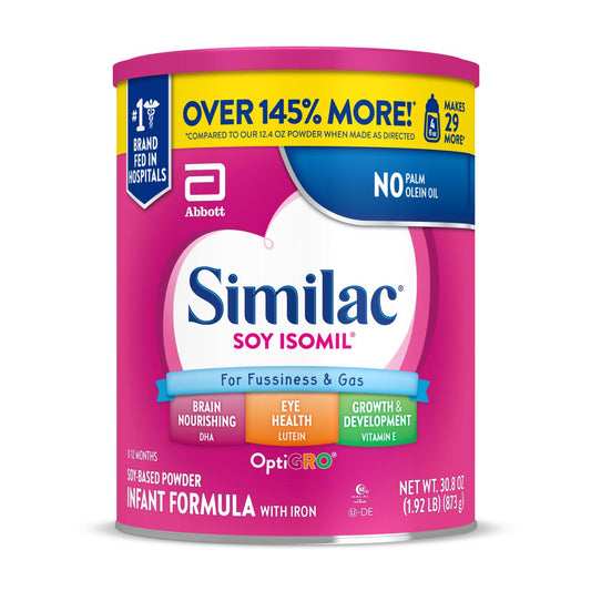 Similac Soy Isomil Powder Infant Formula, 30.8-oz Can