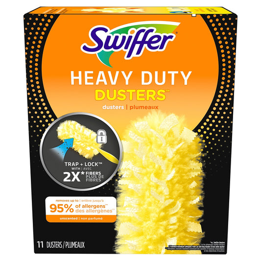 Swiffer Duster Multi-Surface Heavy Duty Unscented Refills, 11 Count