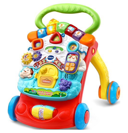 VTech Stroll & Discover Activity Walker 2 -in-1 Unisex Baby & Toddler Toy