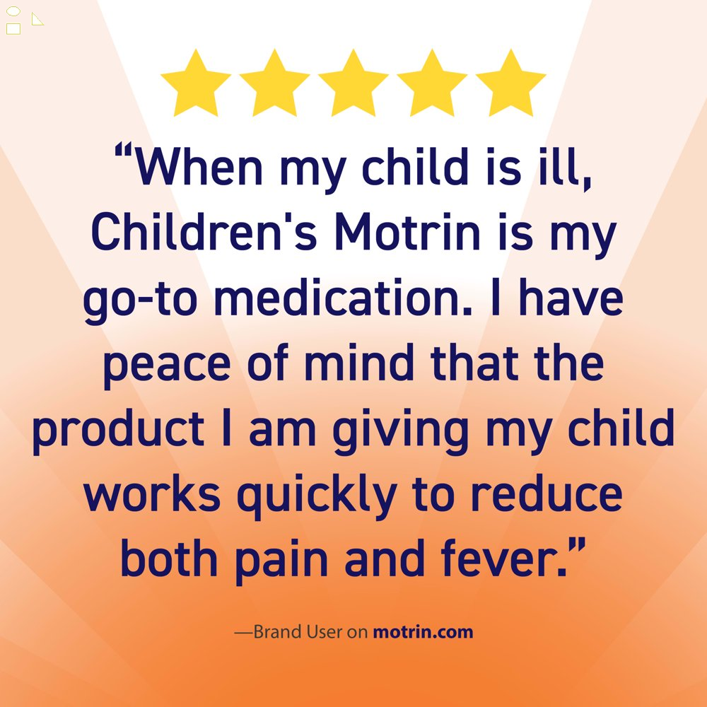 Children's Motrin Ibuprofen Kids Medicine, Berry Flavored, 4 fl. oz