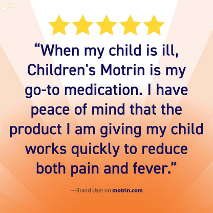 Children's Motrin Ibuprofen Kids Medicine, Berry Flavored, 4 fl. oz