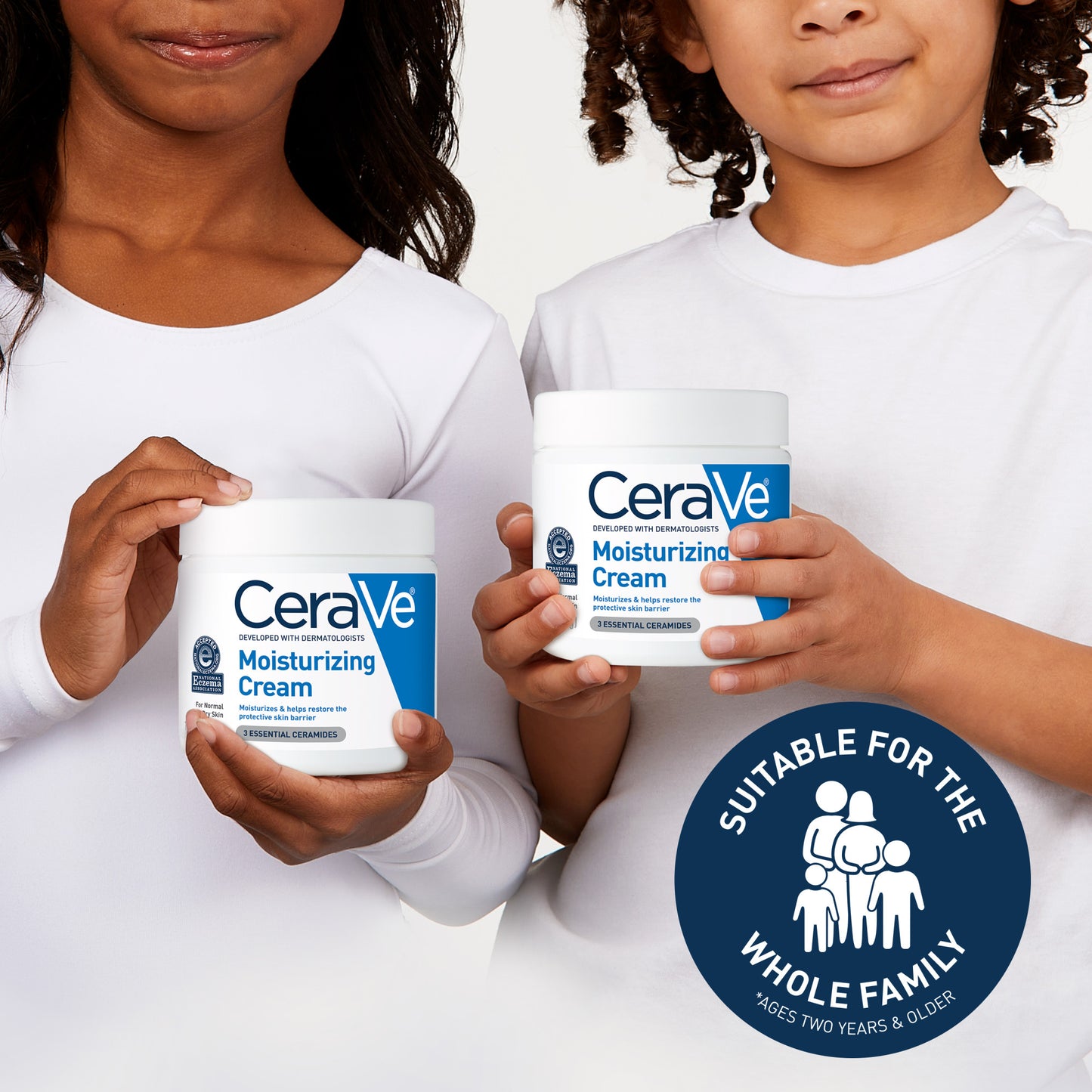 CeraVe Moisturizing Cream for Face and Body, Daily Moisturizer for Normal to Dry Skin with Pump, 16 oz.