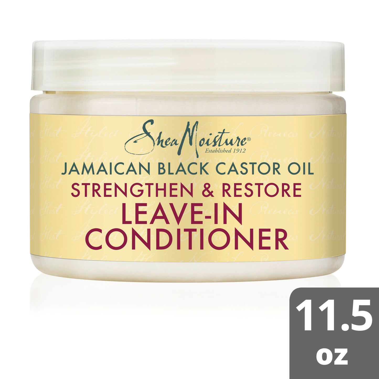 SheaMoisture Strength and Restore Leave In Conditioner, Jamaican Black Castor Oil,