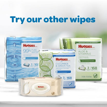 Huggies Scented Cucumber & Green Tea Wipes, 3 Pack, 168 Total Ct (Select for More Options)