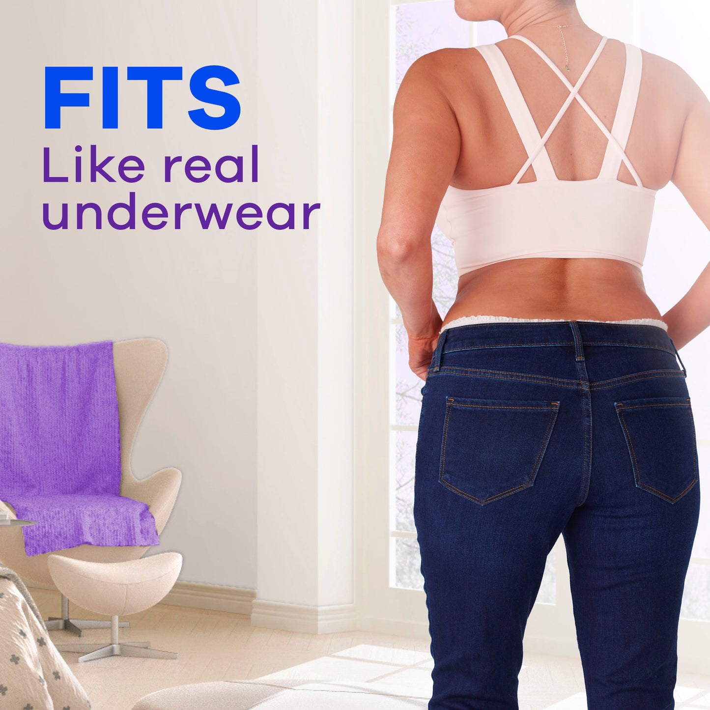 Always Discreet Adult Incontinence Underwear for Women, L,