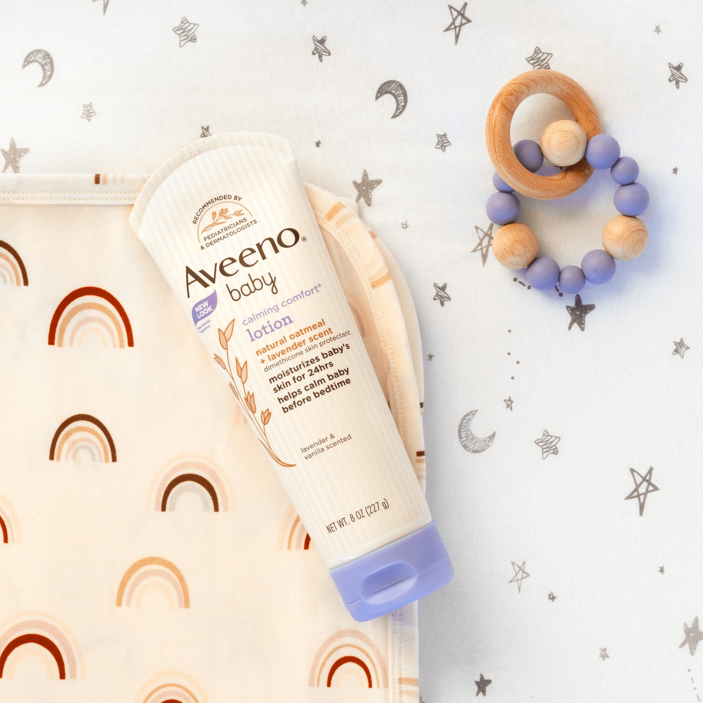 Aveeno Baby Gentle Calming Comfort Bedtime Bath & Lotion Set, 2 Items
