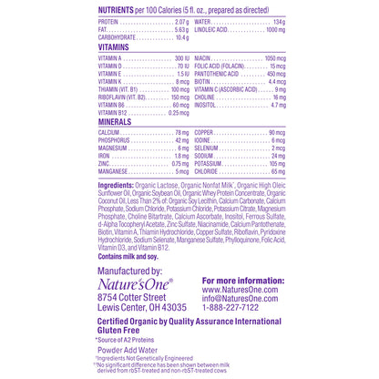 Baby's Only Organic - Infant Formula Organic 2 Supplement Iron - Case Of 6-21 Ounces