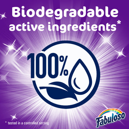 Fabuloso Multi-Purpose Cleaner, 2X Concentrated Formula, Lavender Scent, 128 oz