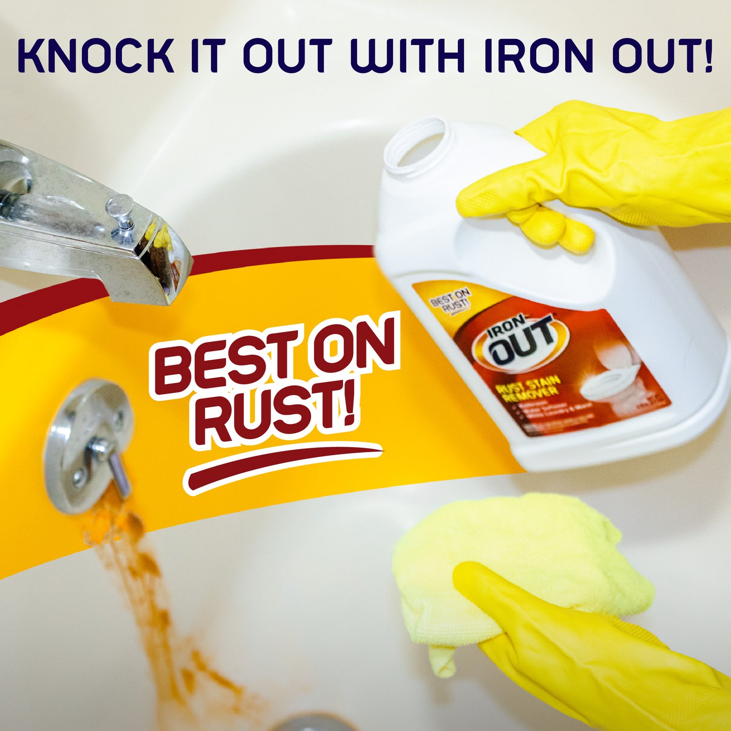 Iron Out Powder Rust Stain Remover, 76 oz.