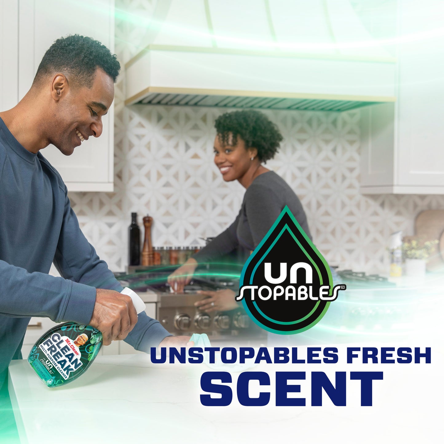 Mr. Clean Clean Freak Deep Cleaning Mist with Unstopables, Fresh, 16 fl oz