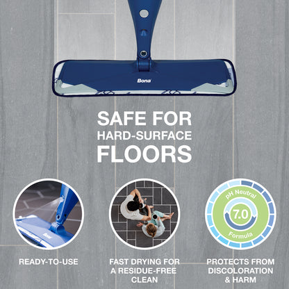 Bona® Multi-Surface Floor Cleaner, for Stone Tile Laminate and Vinyl LVT/LVP Refill 128 fl oz