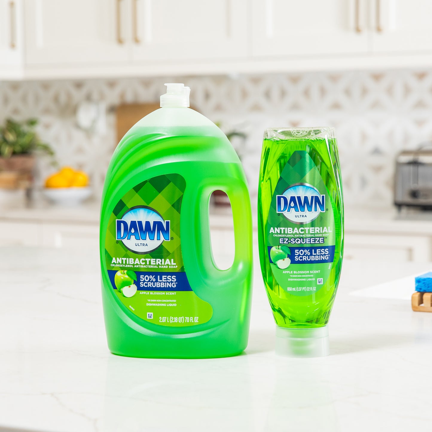Dawn Ultra Antibacterial Liquid Hand Soap, Apple Blossom Scent, 70 fl oz