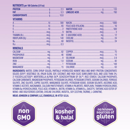 Enfamil NeuroPro Gentlease Baby Formula, Infant Formula Nutrition, Brain Support that has DHA, HuMO6 Immune Blend, Designed to Reduce Fussiness, Crying, Gas & Spit-up in 24 Hrs, Liquid Bottle, 32 Oz