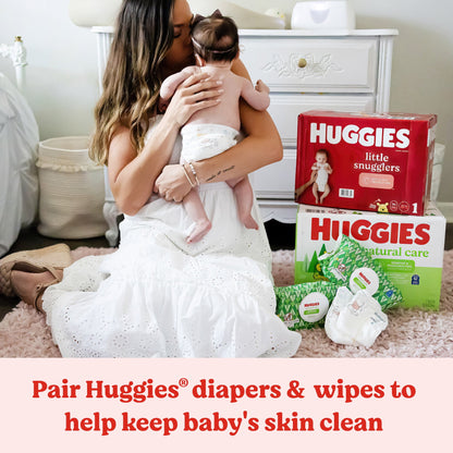 Huggies Natural Care Sensitive Baby Wipes, Unscented, 3 Pack, 168 Total Ct (Select for More Options)