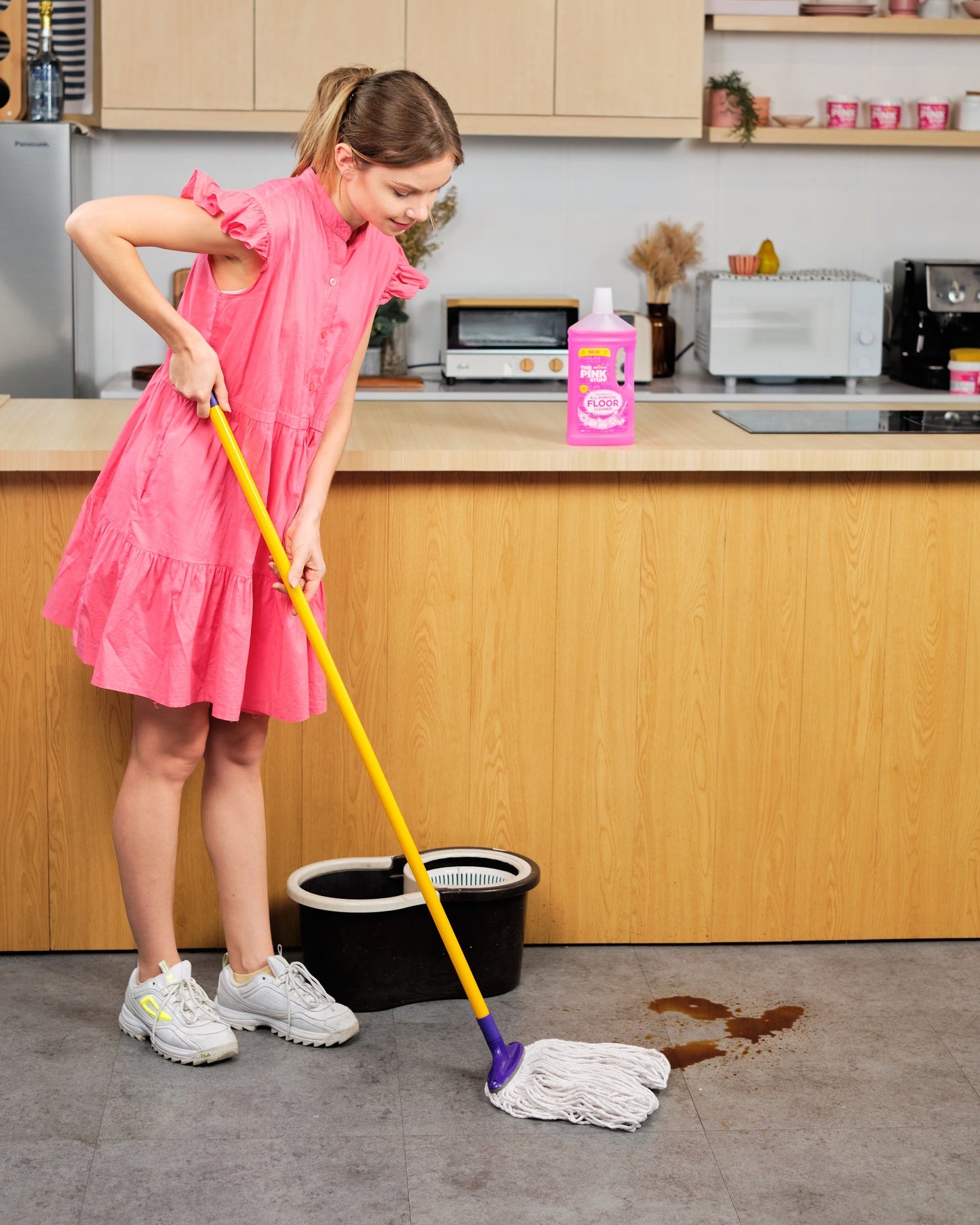 The Pink Stuff, Miracle All-Purpose Liquid Floor Cleaner, 33.8 fl. oz.