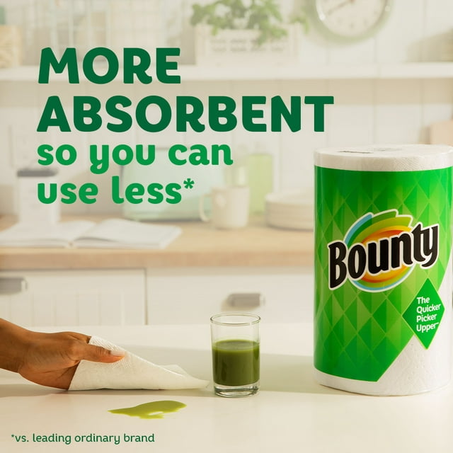 Bounty Full Sheet Paper Towels, 4 Triple Rolls, White