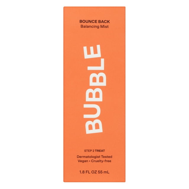 Bubble Skincare Bounce Back Refreshing Toner Spray, Balancing Mist for All Skin Types, 1.8 fl oz / 55ml