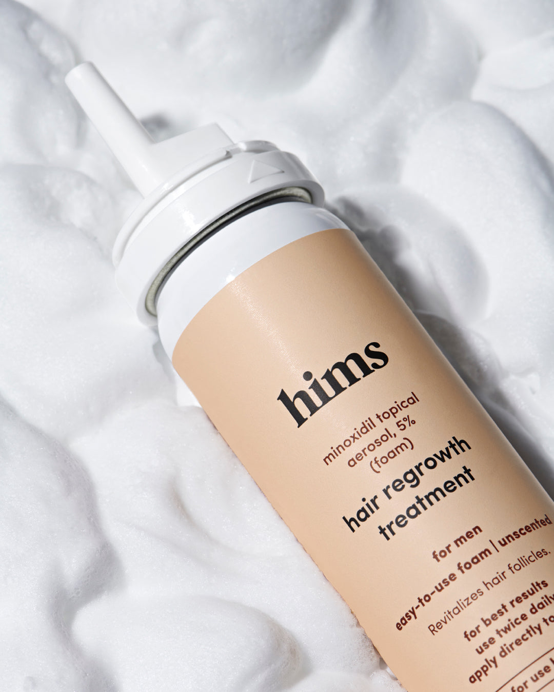 Hims Minoxidil 5% Topical Foam, Hair Regrowth Treatment for Men, 2.11 fl oz