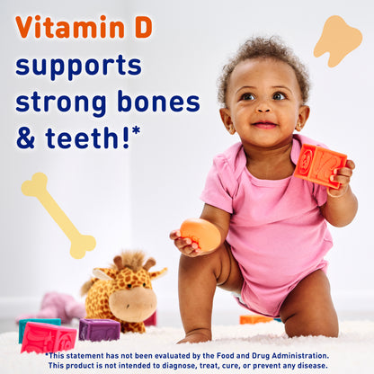 Enfamil D-Vi-Sol Vitamin D Supplement Drops for Infants, 50 mL dropper bottle