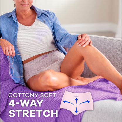 Always Discreet Adult Incontinence Underwear for Women, L,