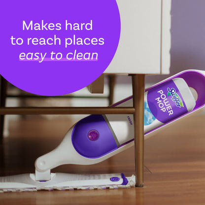 Swiffer PowerMop Multi-Surface Mop Kit for Floor Cleaning, Fresh Scent
