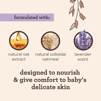 Aveeno Baby Gentle Calming Comfort Bedtime Bath & Lotion Set, 2 Items
