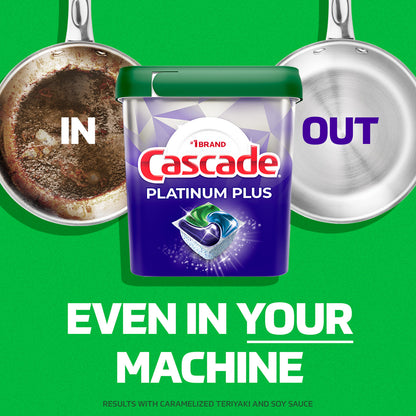 Cascade Platinum Plus Dishwasher Detergent Action Pacs, Fresh Mountain Scent, 11 Count