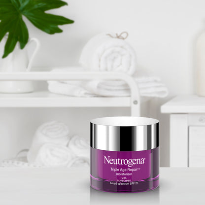 Neutrogena Triple Age Repair Anti-Aging Night Face Moisturizer, 1.7 oz