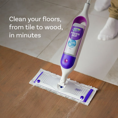 Swiffer Power Mop Liquid Floor Cleaner Solution with Lavender Scent, 25.3 fl oz