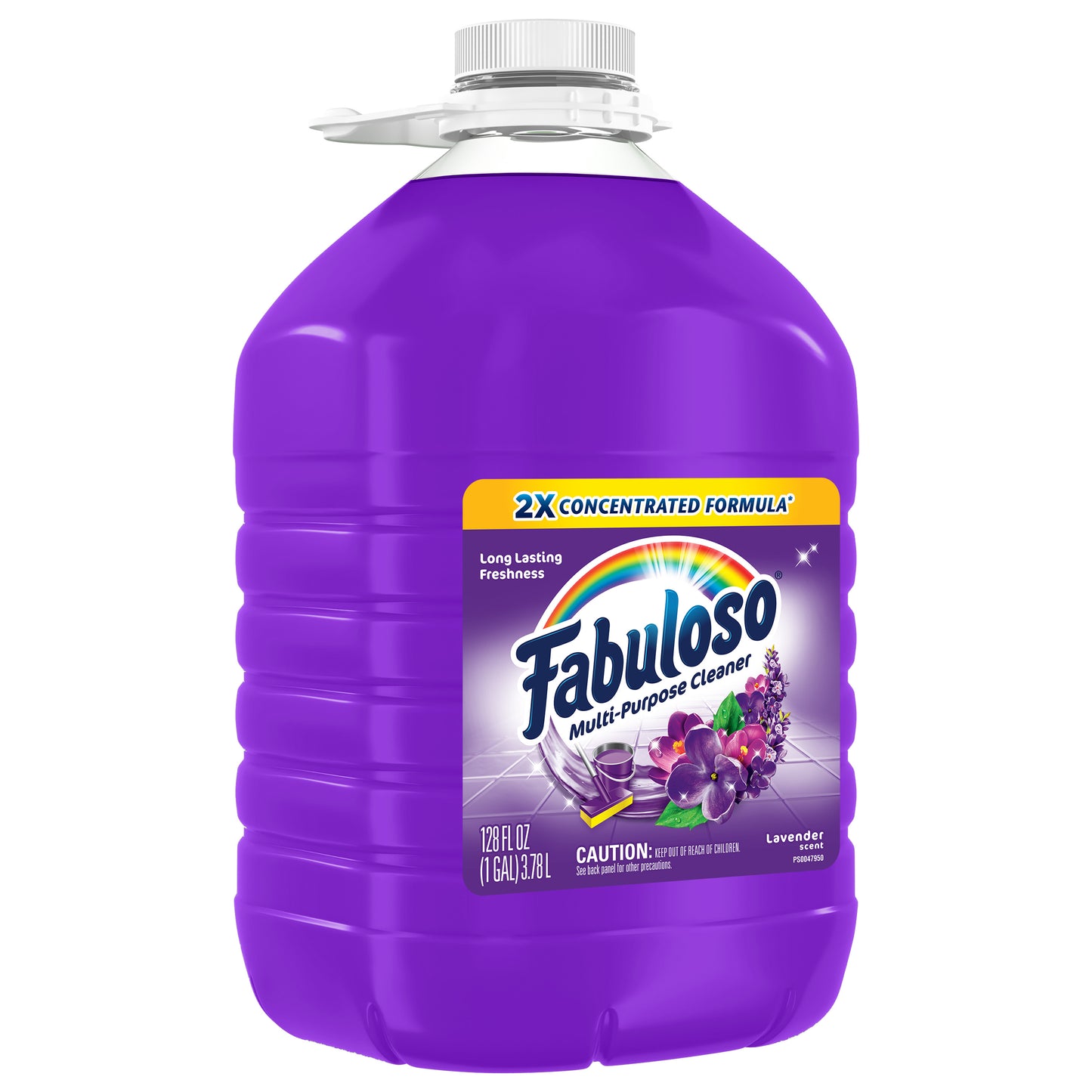 Fabuloso Multi-Purpose Cleaner, 2X Concentrated Formula, Lavender Scent, 128 oz