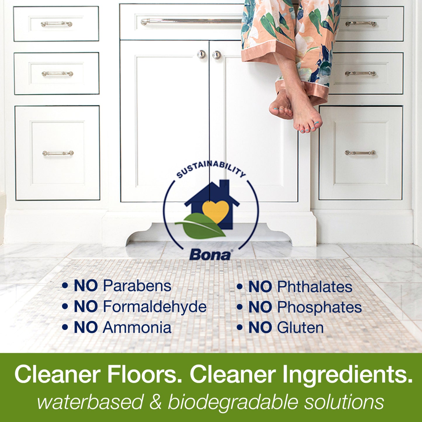 Bona Machine Concentrate Refill for Hard-Surface Flooring, Lemon Mint Scent, 32 Fluid Ounces